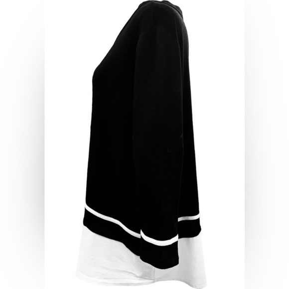 - Bobeau, Twofer Poplin Sweater Top Nordstrom rack - Picture 2 of 7